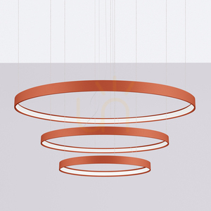 RIO 3 55/78/110 roșu ocru LED 4000K candelabru small 1