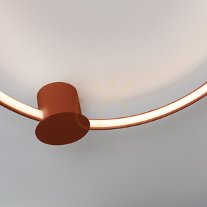 Plafond RIO 55 roșu ocru LED 3000K small 5