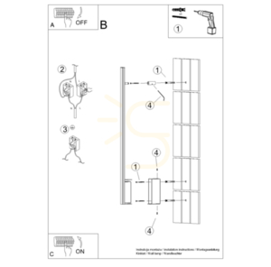 LAGOM 90 negru LED lampă de perete 3000K small 8