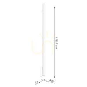 Lampă de perete LAGOM 120 negru LED 3000K small 9