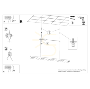 BISCUIT lampă suspendată LED alb 3000K small 10