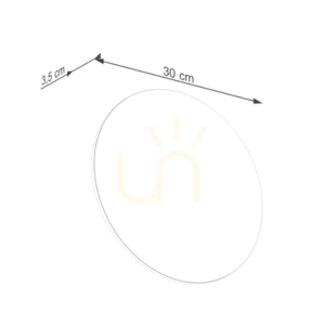 Lampă de perete BORGEN LED alb 3000K small 9