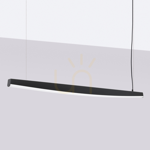 Verifica JORUN 150 negru LED 4000K lampă suspendată