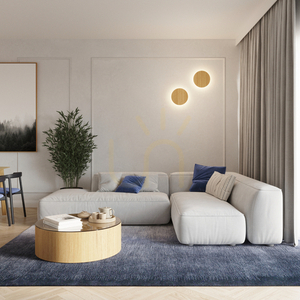 Aplică LED BORGEN cu decor de stejar 3000K – THORO small 12