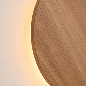 Aplică LED BORGEN cu decor de stejar 3000K – THORO small 5