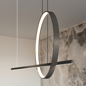 GLAD negru LED 3000K lampă suspendată small 14