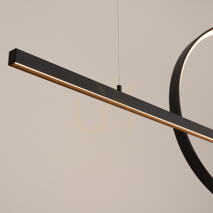 GLAD negru LED 3000K lampă suspendată small 4