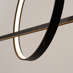 GLAD negru LED 3000K lampă suspendată small 5