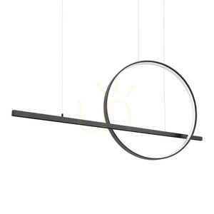 GLAD negru LED 3000K lampă suspendată small 0