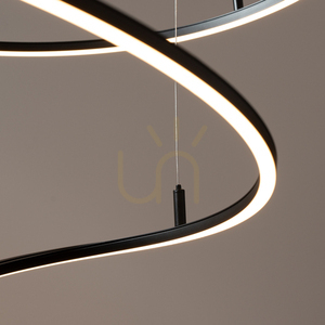 BJORN candelabru negru LED 3000K small 4