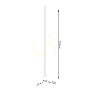 LAGOM 90 aur LED lampă de perete 4000K small 7