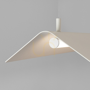 ELVA bej LED 4000K lampă suspendată small 4