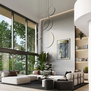 RIO 5 55/55/78/110/110 LED alb 4000K lampă suspendată small 12