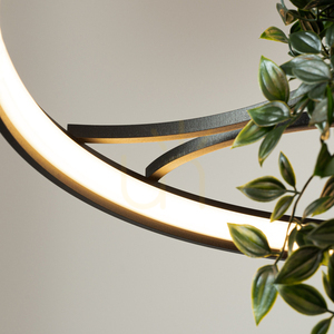 Candelabru RIO BIO 78 negru LED 33 W 3000K cu inel pentru plante Thoro TH.551 small 5