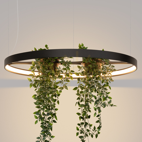Verifica Candelabru RIO BIO 78 negru LED 33 W 3000K cu inel pentru plante Thoro TH.551