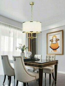 Lustră suspendată Casa Cromo S Open Design Highlights, 3 becuri, E14, alb crem crom small 1