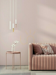Lampă suspendată Slimi S Open Design Highlights alb cupru G9 1200 mm small 1