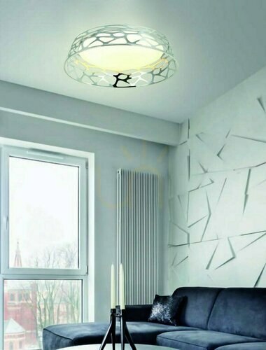 Verifica Plafonieră LED Forina Open Design Highlights alb crom 48W 760 mm IP20 3000K