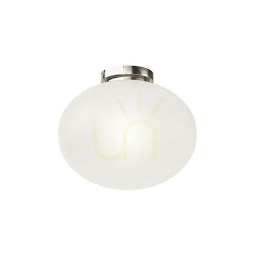 Verifica Plafoniera Palla Orlicki Design alb opal crom 24 cm E14 metal sticlă