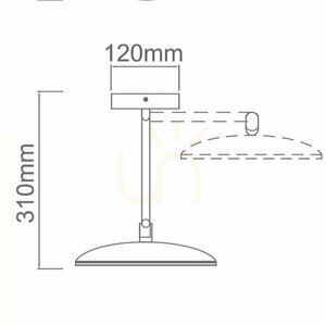 Lampă de perete LED Belli Open Design Highlights IP44 alb crom 6W 250mm small 1