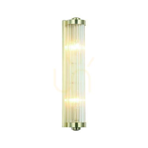 Verifica Aplica de perete Fiatto Open Design Highlights transparent aur satinat 500 mm E14