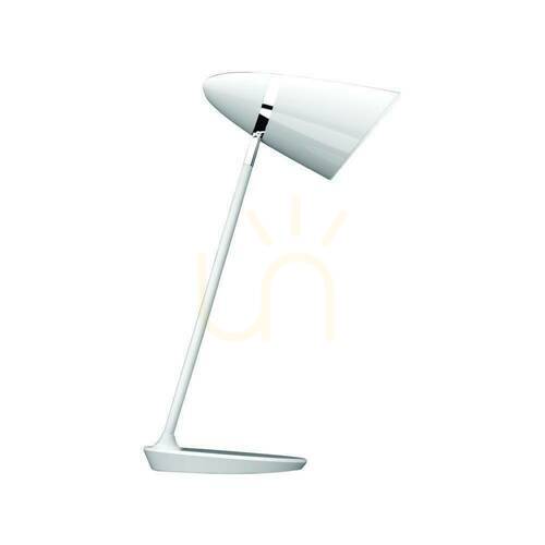 Verifica Lampă de birou Elmo Open Design Highlights alb metal E27 462 mm