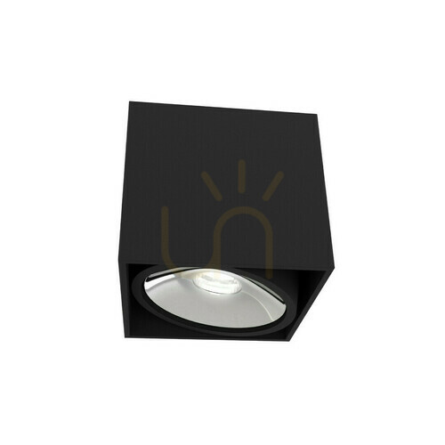 Verifica Lampă de tavan Open Design Highlights Cardi crom negru mat GU10 aluminiu metal 1 bec