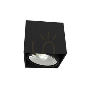 Lampă de tavan Open Design Highlights Cardi crom negru mat GU10 aluminiu metal 1 bec small 0