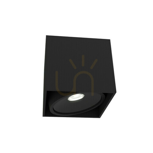 Verifica Lampă de tavan Cardi negru mat GU10 1x8W aluminiu Open Design Highlights