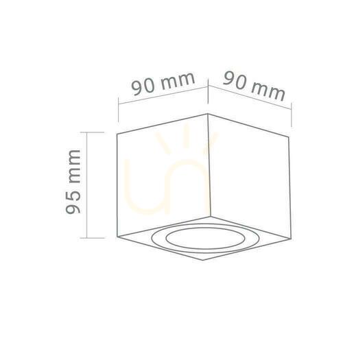 Verifica Lampa de tavan Lago Nero Open Design Highlights negru mat aluminiu GU10 IP20