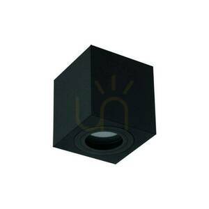 Lampă de tavan Lago negru mat IP44 GU10 1x8W Open Design Highlights small 0