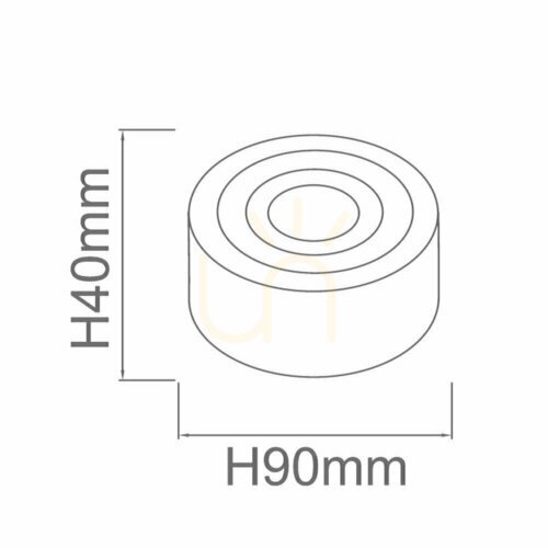 Verifica Lampă de tavan LED alb IP44 6W 3000K Rullo Bianco Mini Orlicki Design