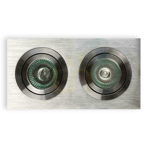 Verifica Lumină încastrată Fasto II Open Design Highlights crom 2xGU10 aluminiu 180 mm