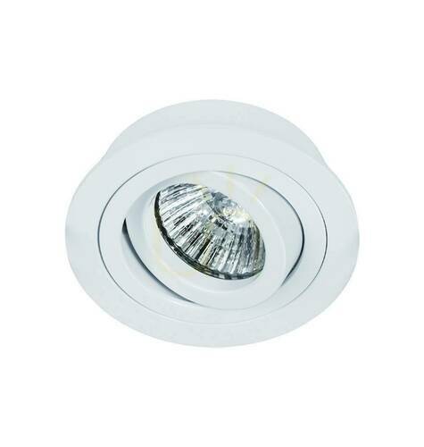 Verifica Lumină încastrată Pio Bianco Open Design Highlights alb mat GU10 92 mm aluminiu