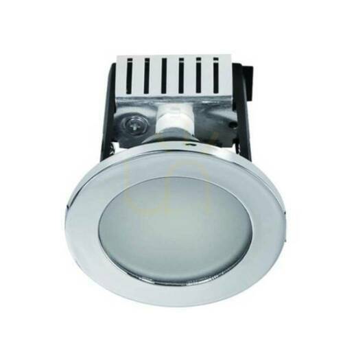 Verifica Lumină încastrată Scudo Open Design Highlights crom sticlă opală GU10 92 mm