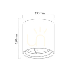 Plafonieră LED Neo Open Design Highlights negru mat auriu aluminiu GU10 130 mm small 4