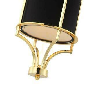 Lampă suspendată Lunga Gold Nero Open Design Highlights negru auriu metal textil E27 1554 mm small 4