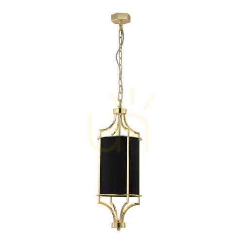 Verifica Lampă suspendată Lunga Gold Nero Open Design Highlights negru auriu metal textil E27 1554 mm