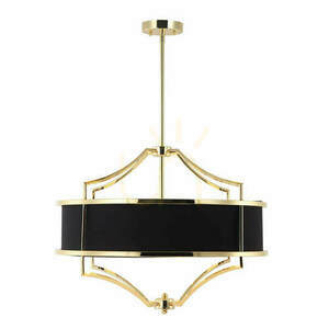 Pendul Open Design Highlights Stesso negru-auriu, metal, 4 becuri E27, 1389 mm small 0