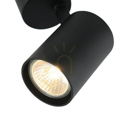 Verifica Plafonieră Tuka Neagră Open Design Highlights GU10 Aluminiu IP20