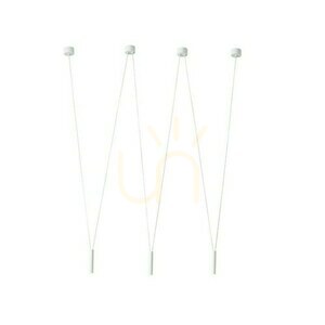 Lampa suspendată Viva III alb aluminiu Open Design Highlights G9 3 becuri small 0
