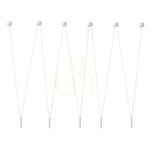Verifica Lampă suspendată Viva V Bianco Orlicki Design alb 5 becuri G9 aluminiu metal