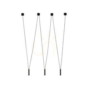 Lampă suspendată Viva III negru Open Design Highlights, aluminiu, 3xG9, 1585 mm small 0