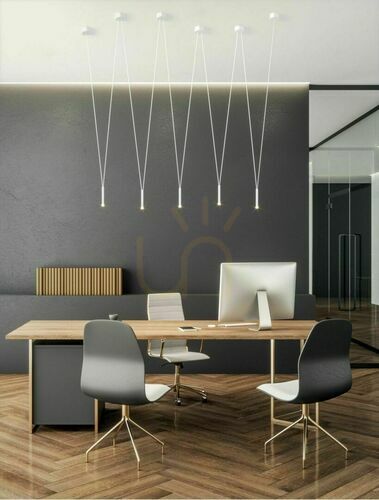 Verifica Lampa suspendată Viva V Nero Orlicki Design neagră aluminiu 5 becuri G9 IP20