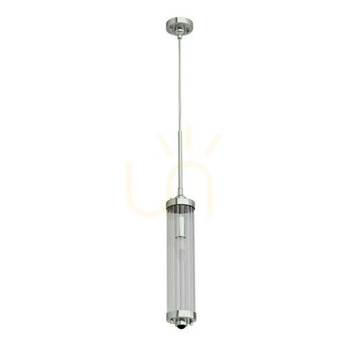 Verifica Pendul Fiatto I Cromo Open Design Highlights, crom, sticlă, E14, 1800 mm