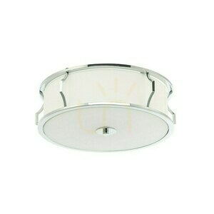 Plafoniera Pirelo Open Design Highlights alb crom 400 mm 3xE14 metal sticlă textilă small 0