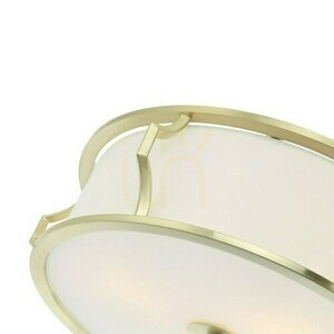 Plafond Pirelo Open Design Highlights alb aur satinat metal sticlă 400 mm 3xE14 small 3
