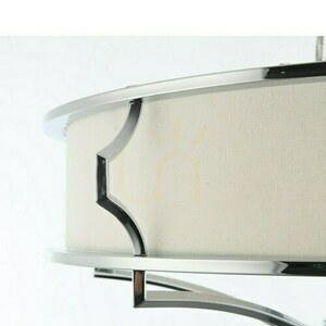 Plafoniera Stesso Open Design Highlights alb crom 589 mm 4xE27 small 4