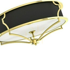 Plafonieră LED Stesso Open Design Highlights alb mat negru auriu 6xE27 789 mm small 2