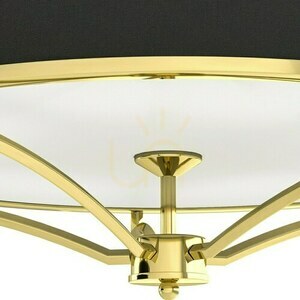 Plafonieră LED Stesso Open Design Highlights alb mat negru auriu 6xE27 789 mm small 3